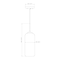 Z-Lite Monty 1 Light Pendant, Brushed Nickel & Matte Opal 732P17-BN - alternate 6